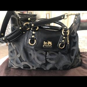 Coach black purse